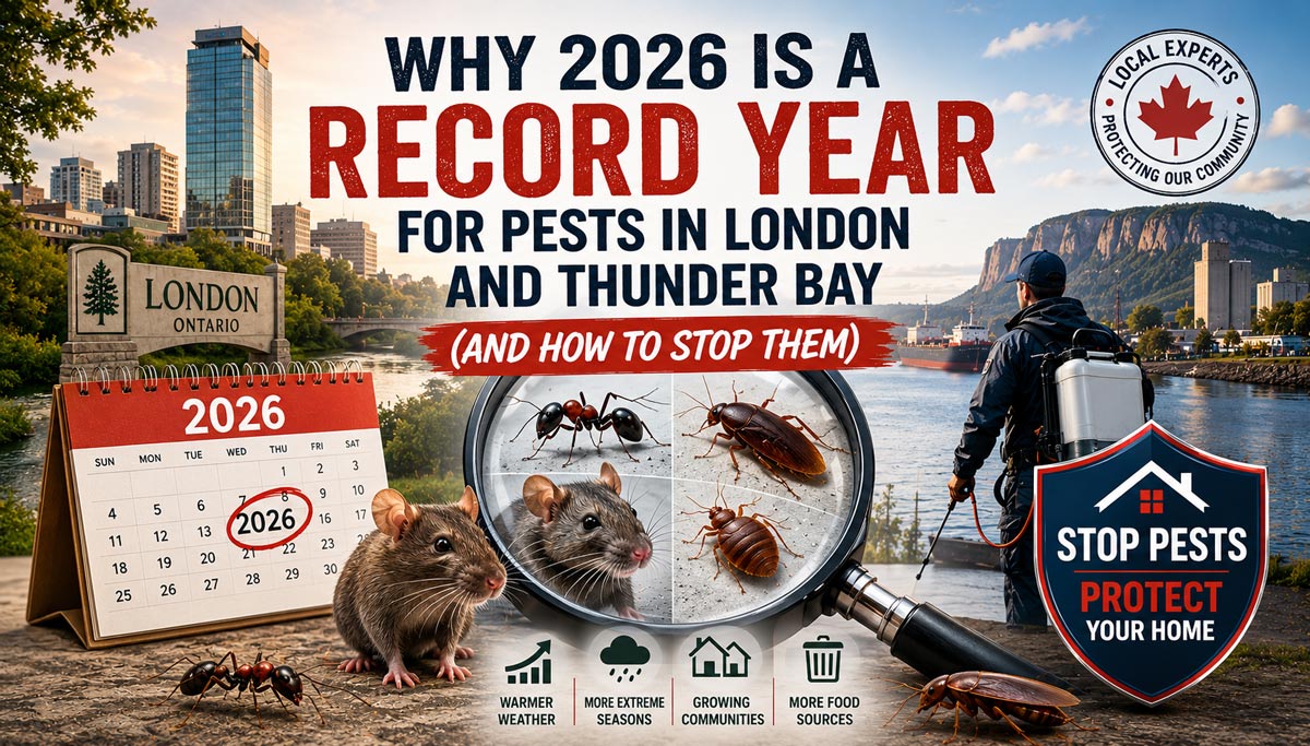 Why 2026 is a Record Year for Pests in London and Thunder Bay (and How to Stop Them)