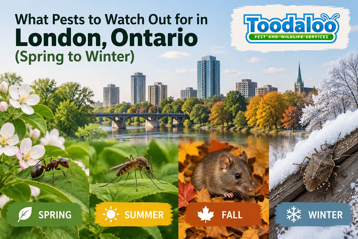 What Pests to Watch Out for in London, Ontario (Spring to Winter)